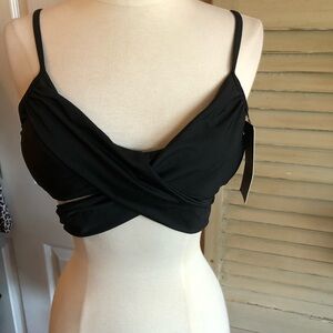 Elegant Black Bikini Top